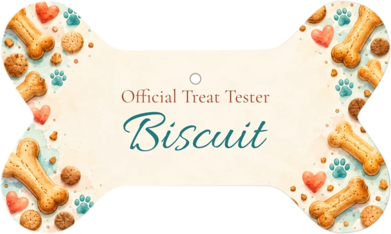 Official Treat Tester Personalized Bone Ceramic Ornament
