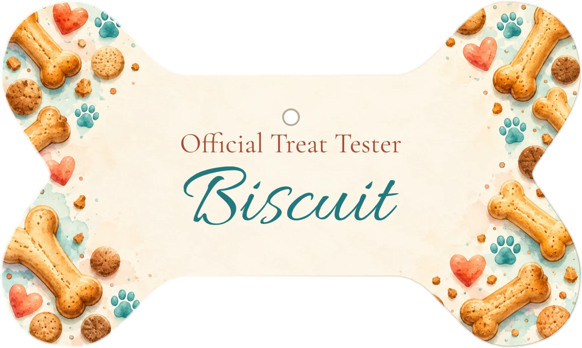 Official Treat Tester Personalized Bone Ceramic Ornament