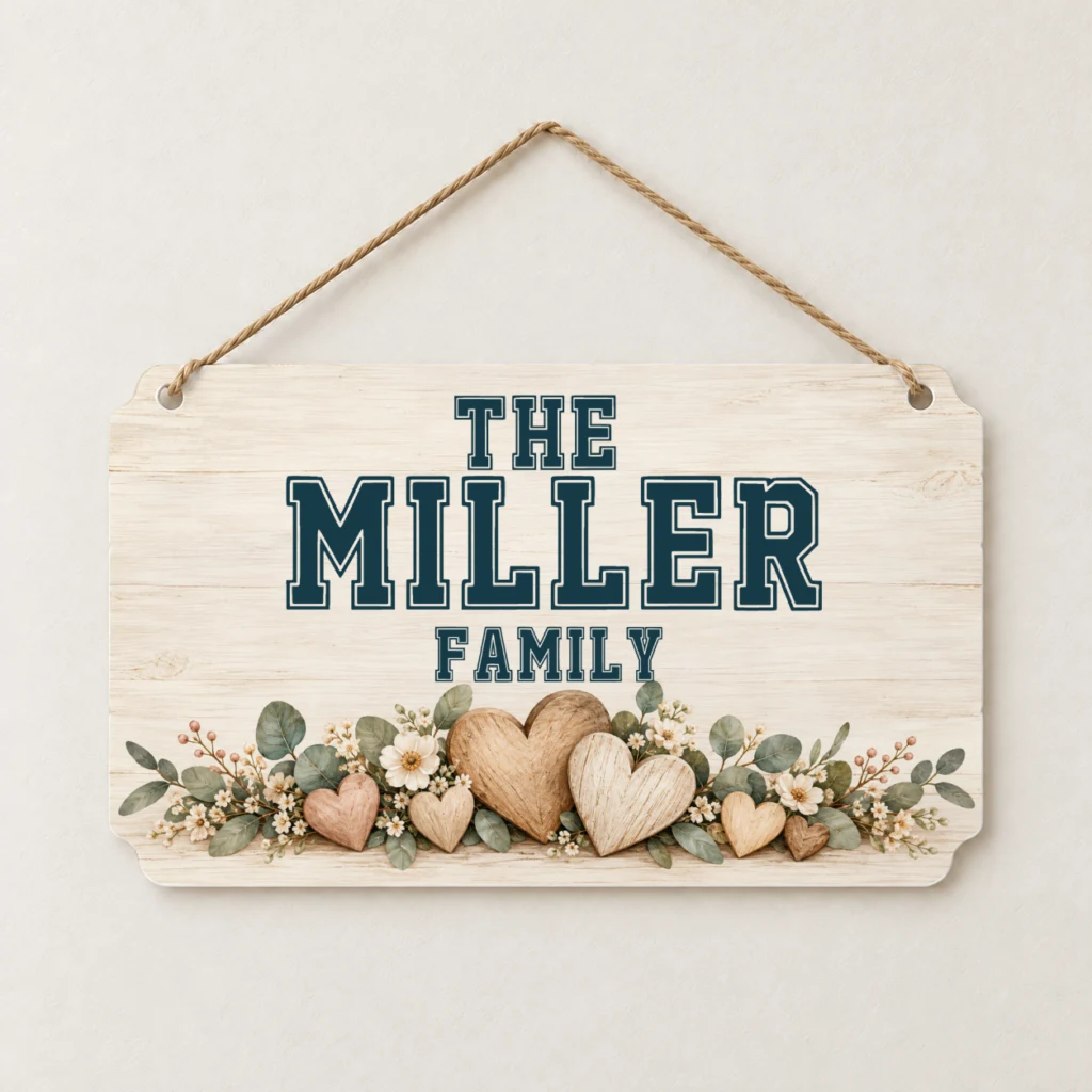 Personalized Family Sign