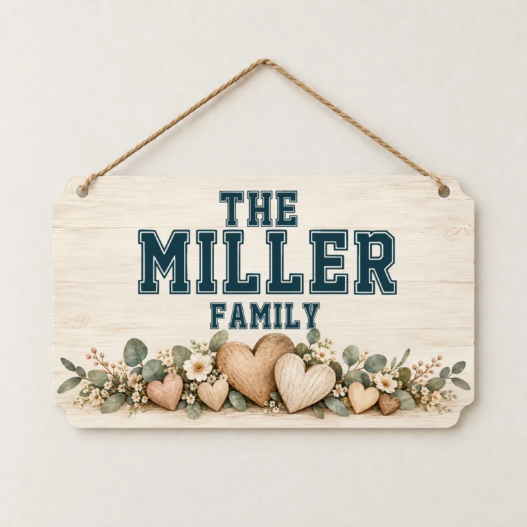 Personalized Family Sign