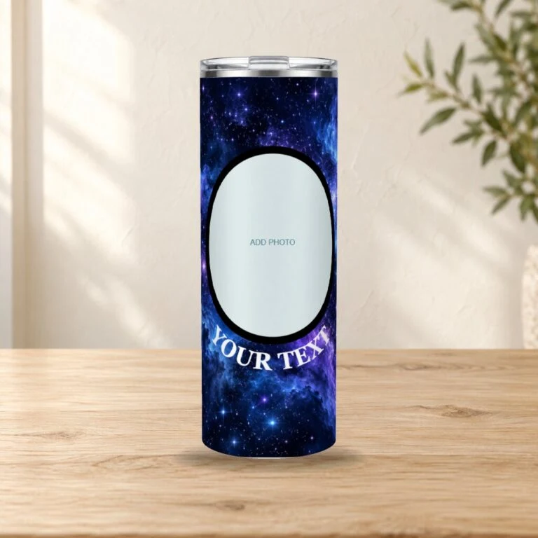 Galaxy Photo Tumbler