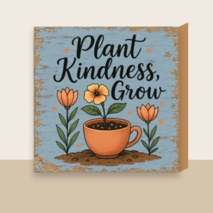 Plant Kindness Shelf Block