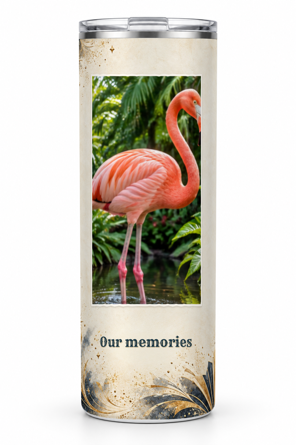 Vintage Spotlight tumbler mockup