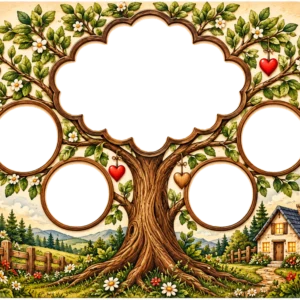 Family Tree Photo Mouse Pad