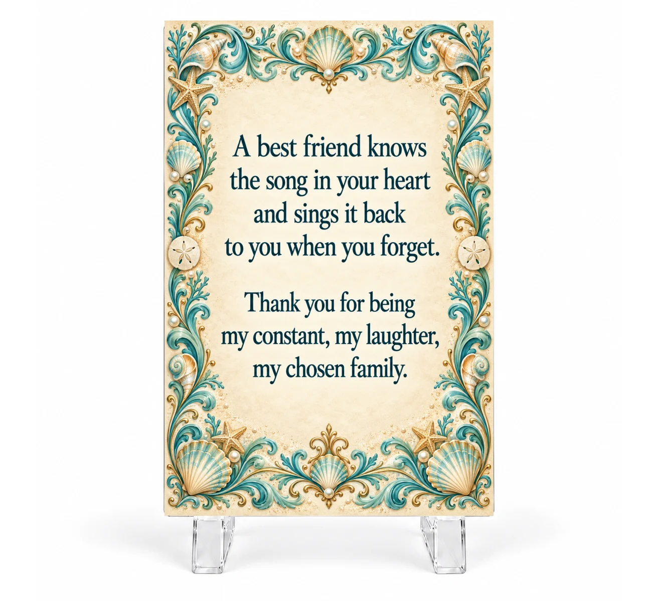 Best Friends — Design 1 Keepsake Plaque