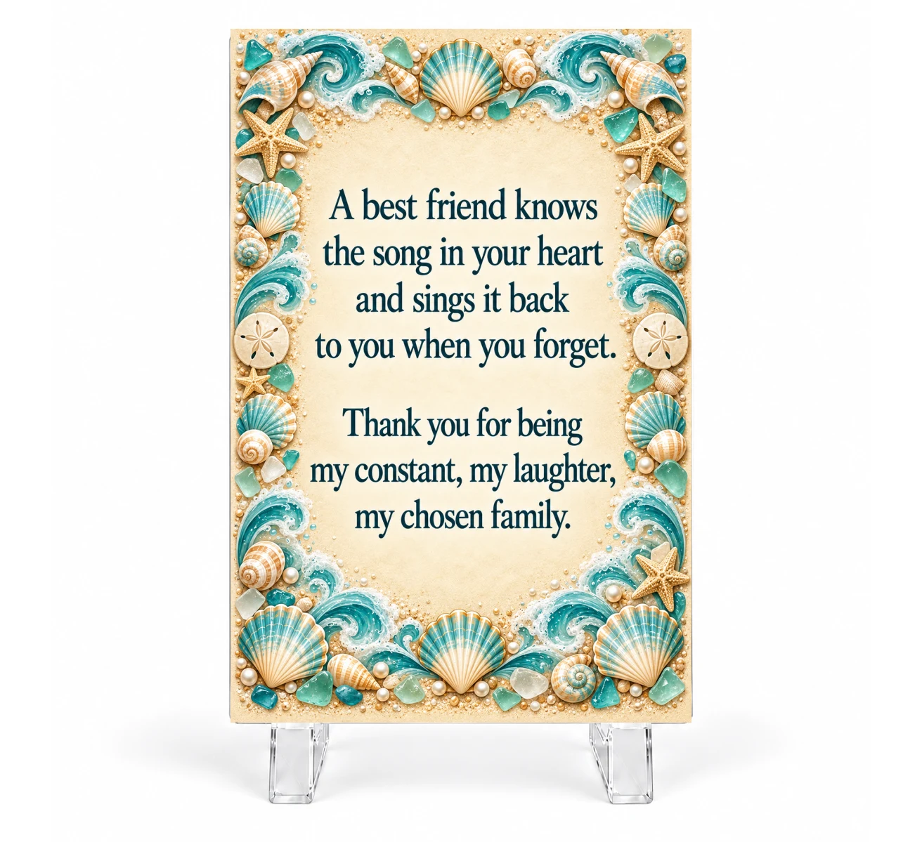 Best Friends — Design 2 Keepsake Plaque