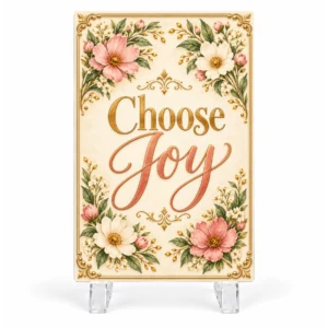 Choose Joy Keepsake Plaque