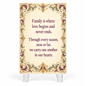 Family Keepsake Plaque