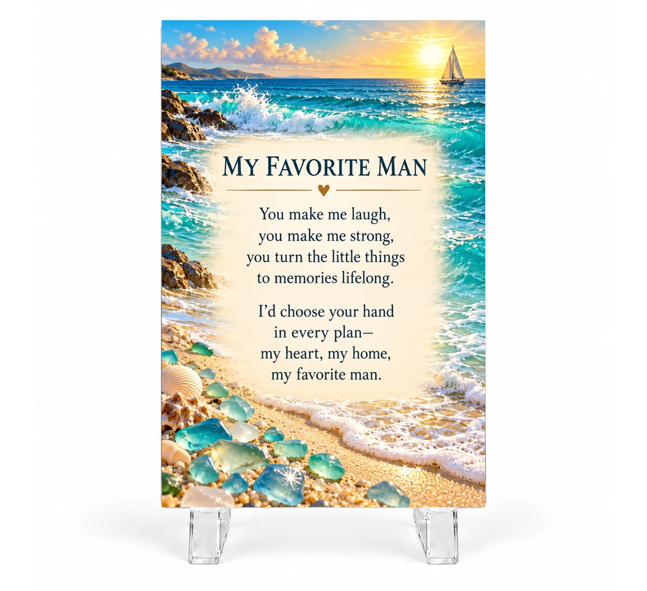 Husband — Design 4 Keepsake Plaque