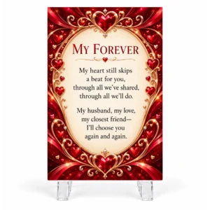 Husband — Design 2 Keepsake Plaque