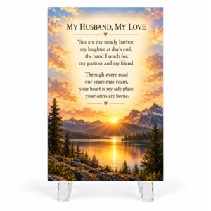 Husband — Design 3 Keepsake Plaque