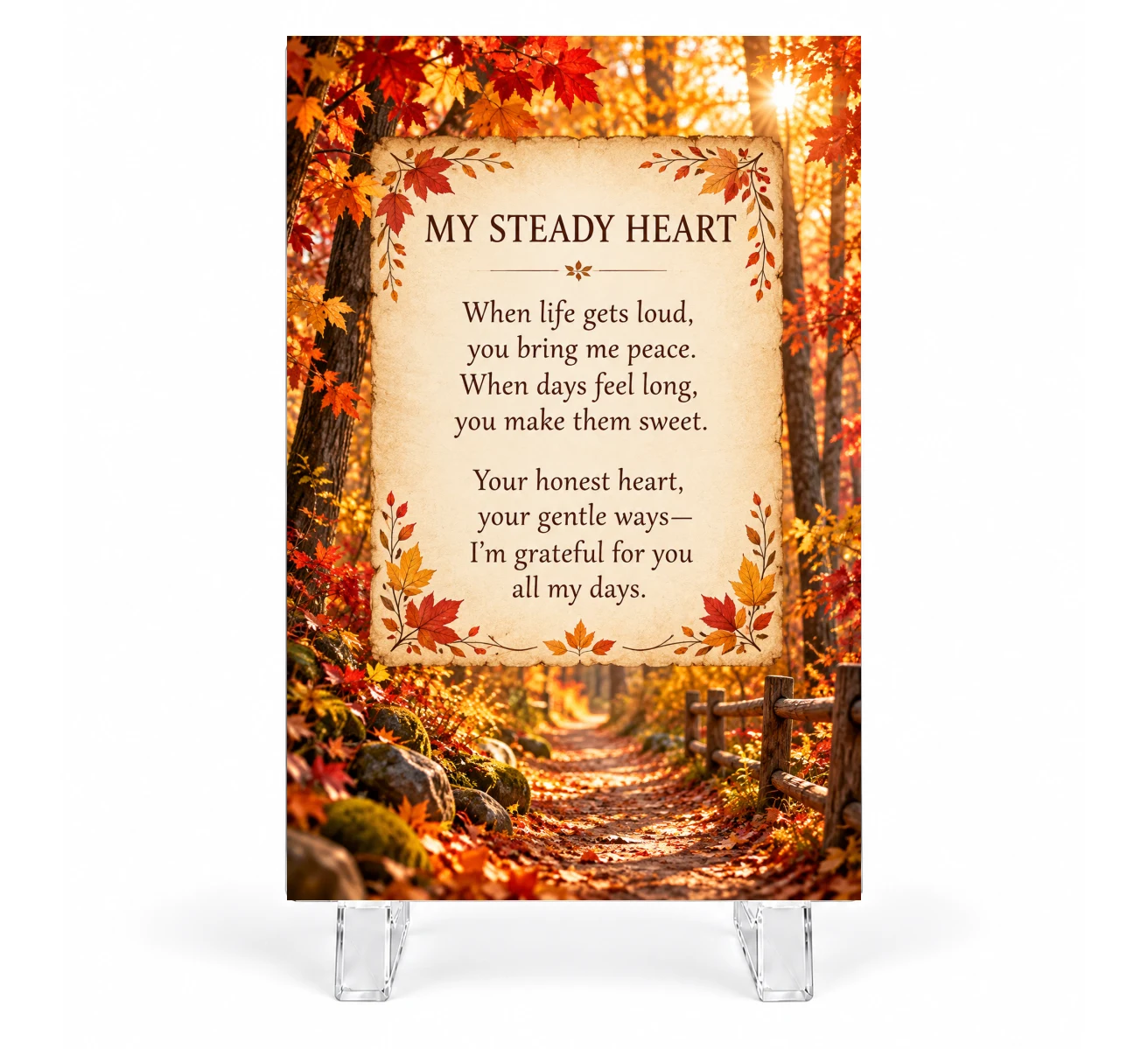 Husband — Design 5 Keepsake Plaque