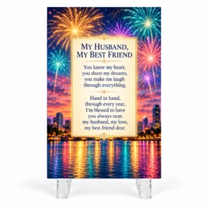 Husband — Design 6 Keepsake Plaque