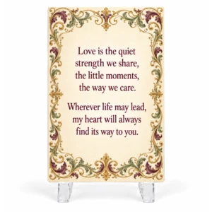 Love Keepsake Plaque