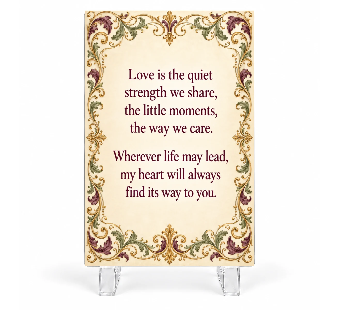 Love Keepsake Plaque