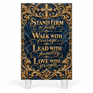 Man Of Faith Keepsake Plaque