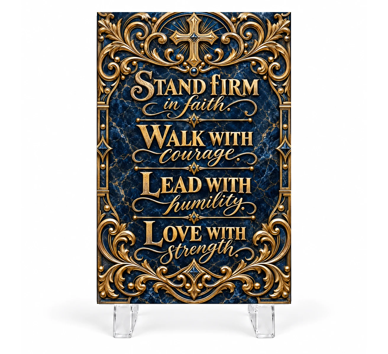 Man Of Faith Keepsake Plaque