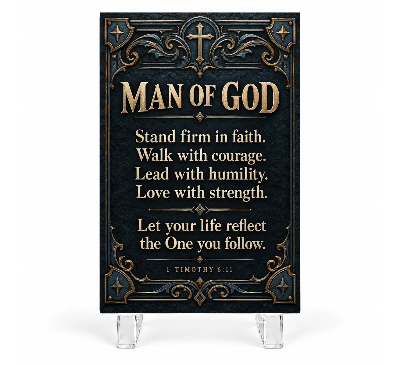 Man Of God Keepsake Plaque