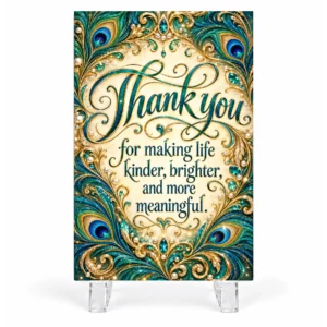 Thank You Keepsake Plaque