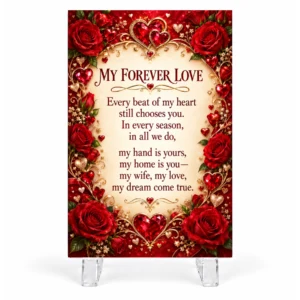 Wife — Design 3 Keepsake Plaque