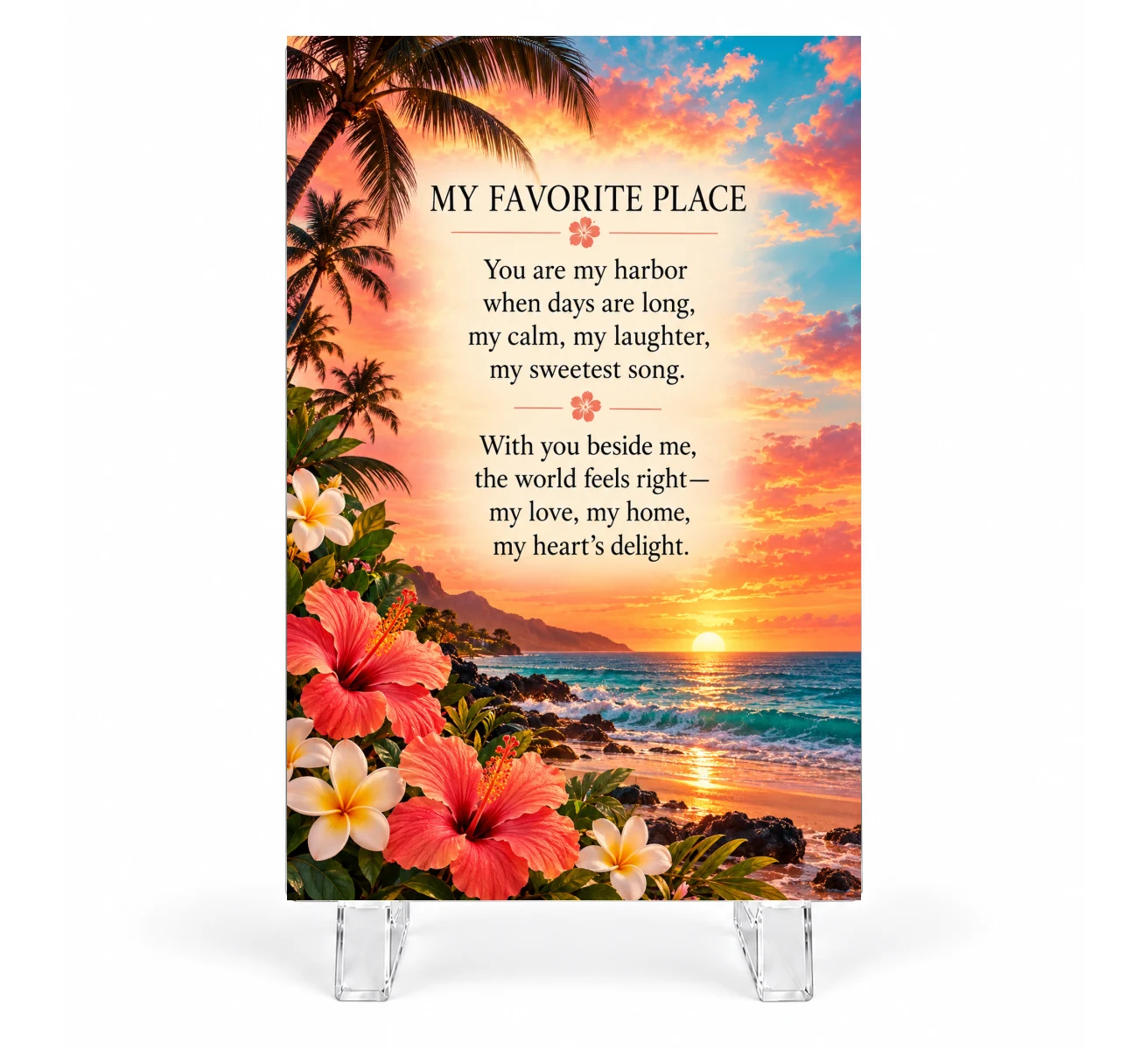 Wife — Design 4 Keepsake Plaque