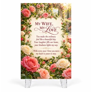 Wife — Design 6 Keepsake Plaque