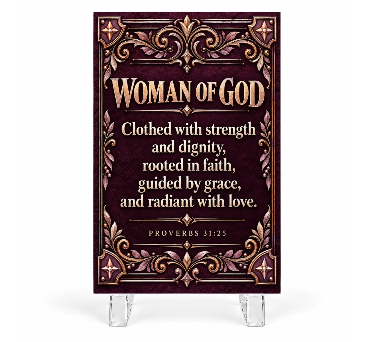 Women Of God Keepsake Plaque
