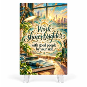Workplace Keepsake Plaque