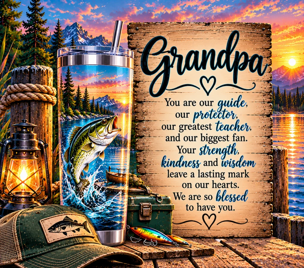 Grandpa Tumbler — product mockup preview