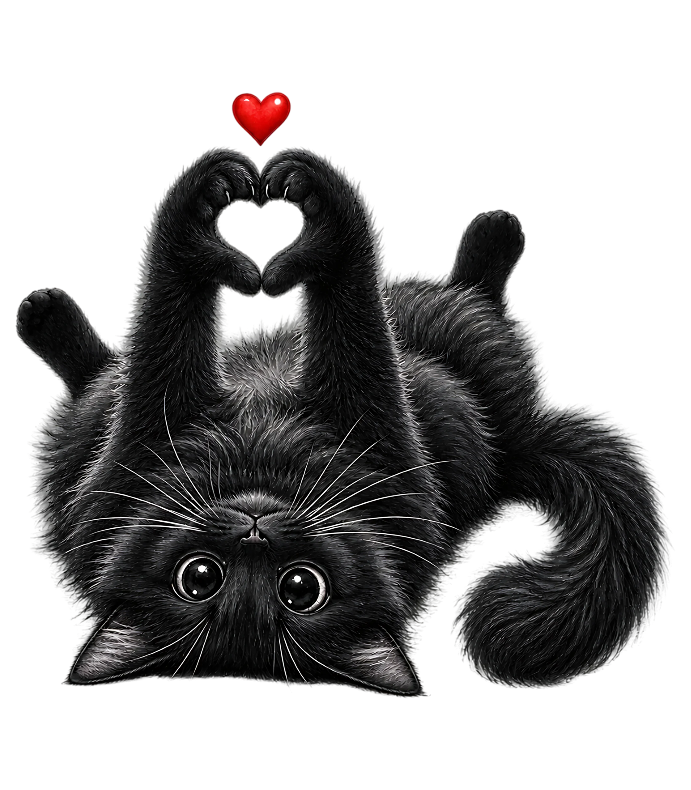 Black Cat Comfort Colors 1717 T-Shirt