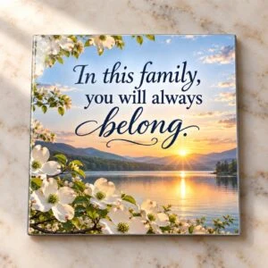 Always Belong Family Sentiment Magnet Magnet