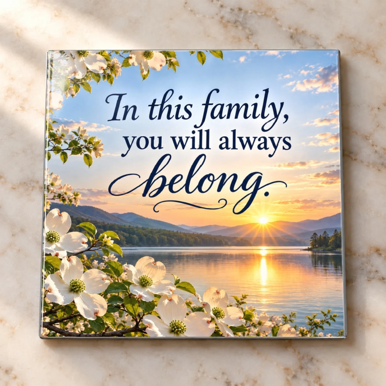 Always Belong Family Sentiment Magnet Magnet