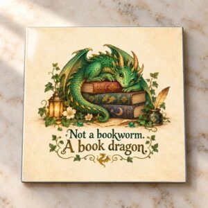 Book Dragon Magnet Magnet