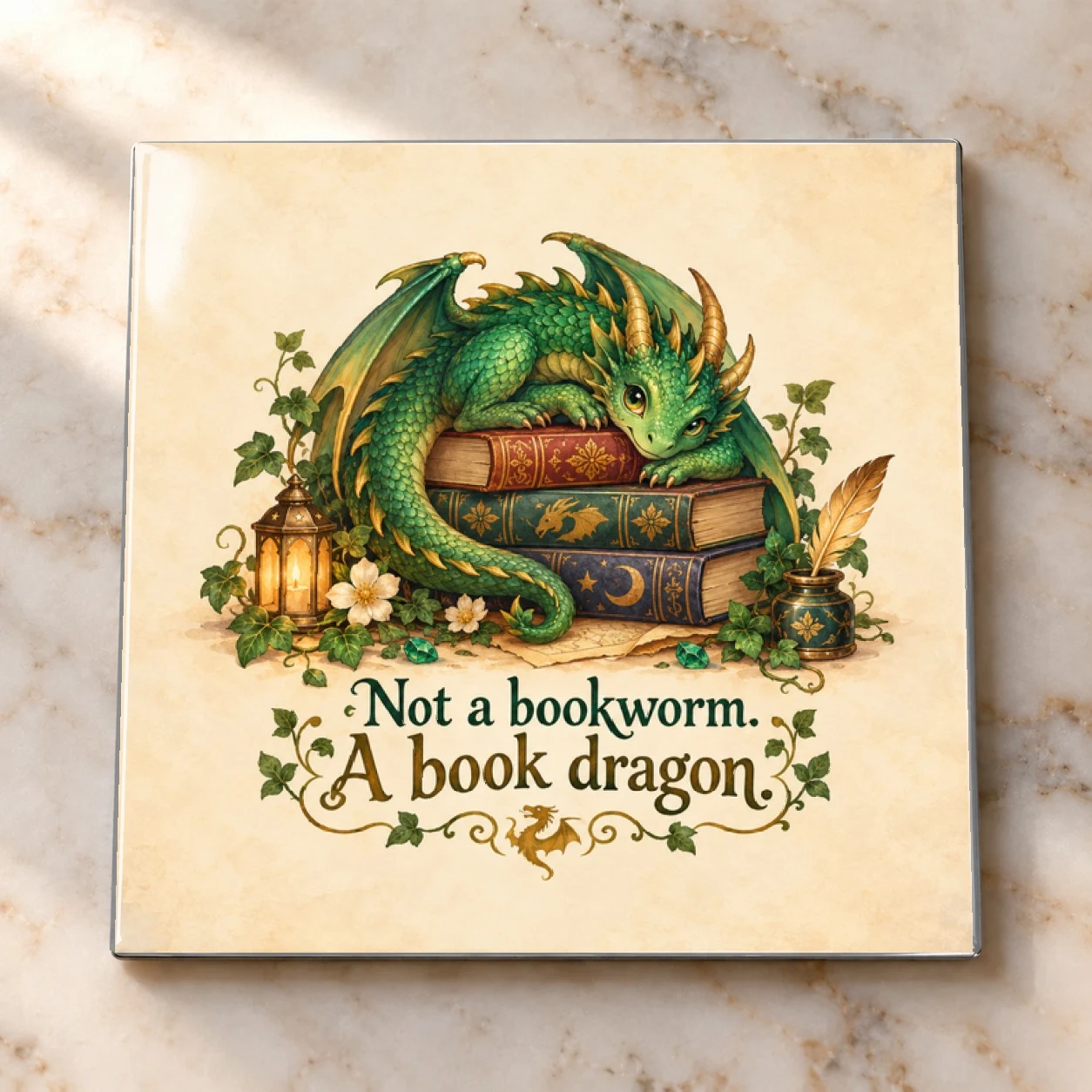 Book Dragon Magnet Magnet