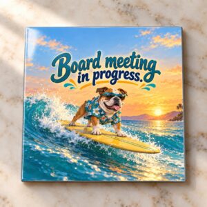 Bulldog Board Meeting Magnet Magnet