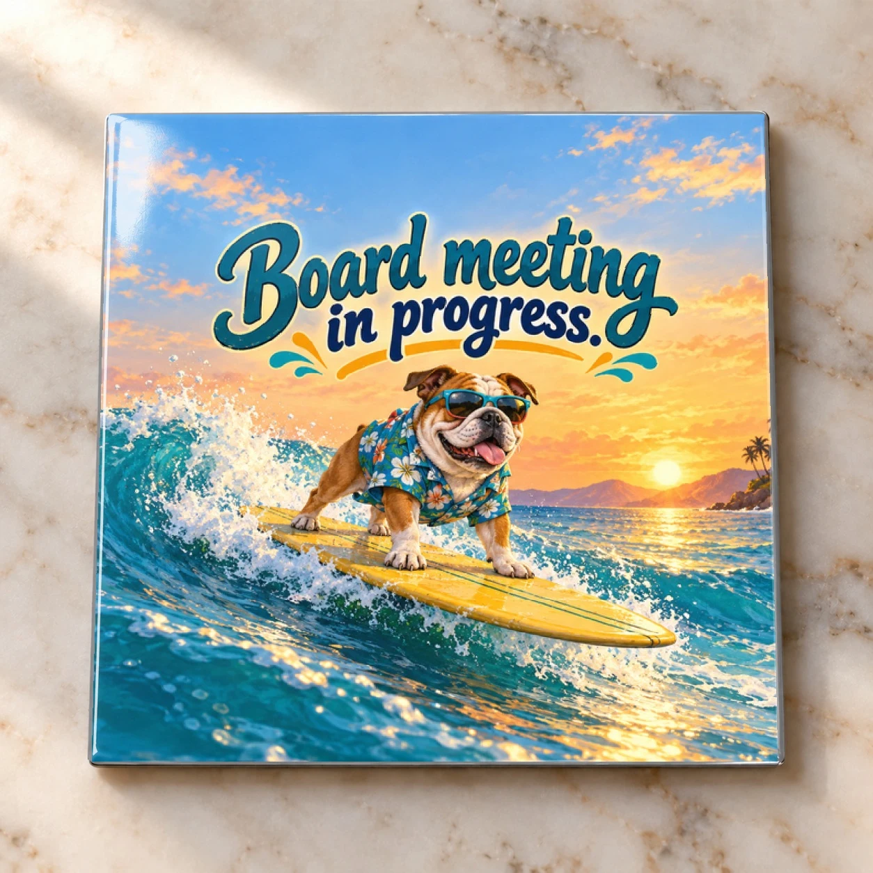 Bulldog Board Meeting Magnet Magnet