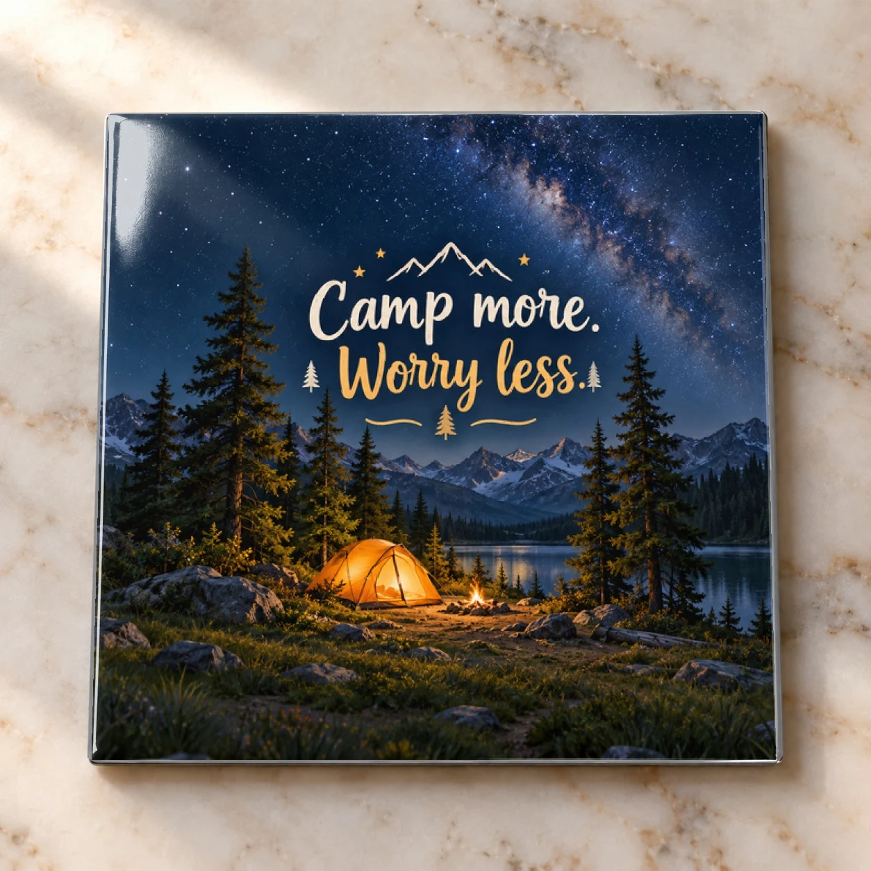 Camping Reset Magnet Magnet