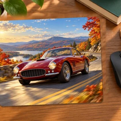Classic Racing Coupe Mouse Pad