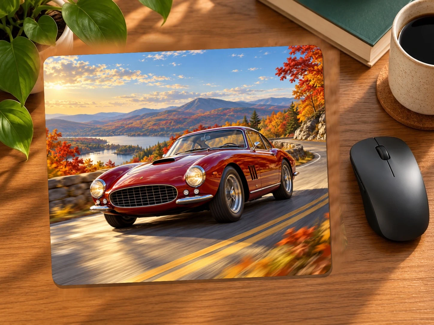 Classic Racing Coupe Mouse Pad