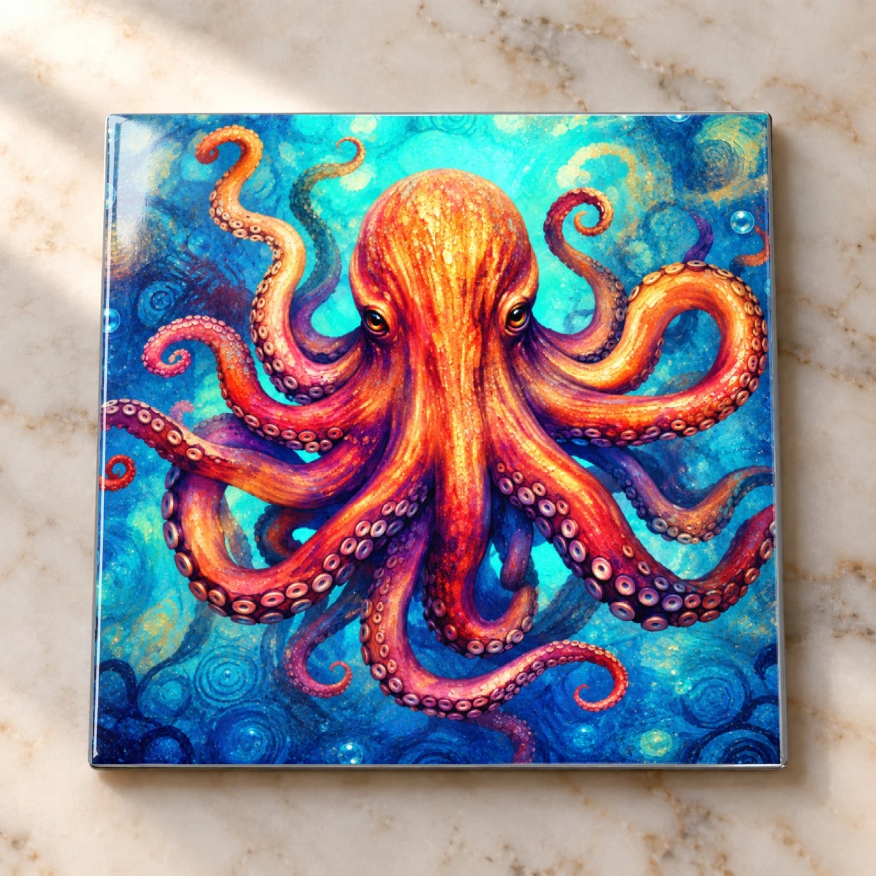 Colorful Ocean Octopus Magnet