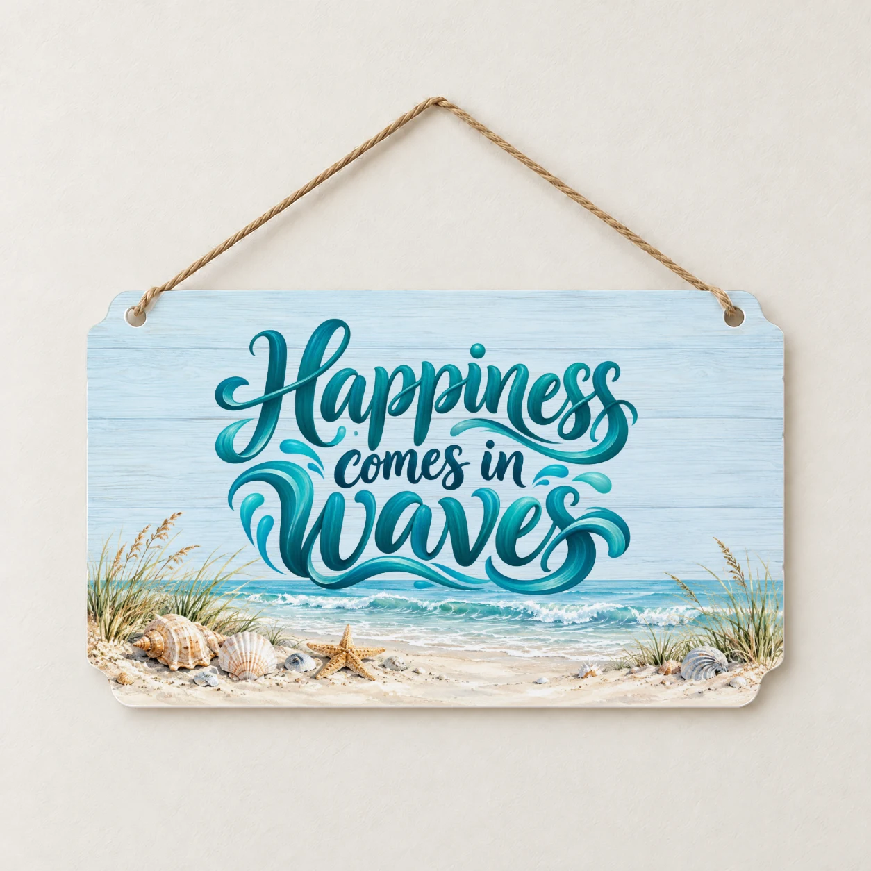 Happy Wave Sign