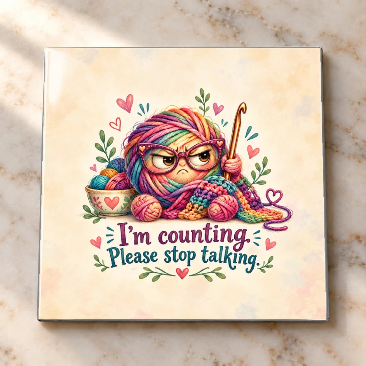 Crochet Counting Magnet Magnet