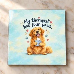 Dog My Therapist Magnet Magnet