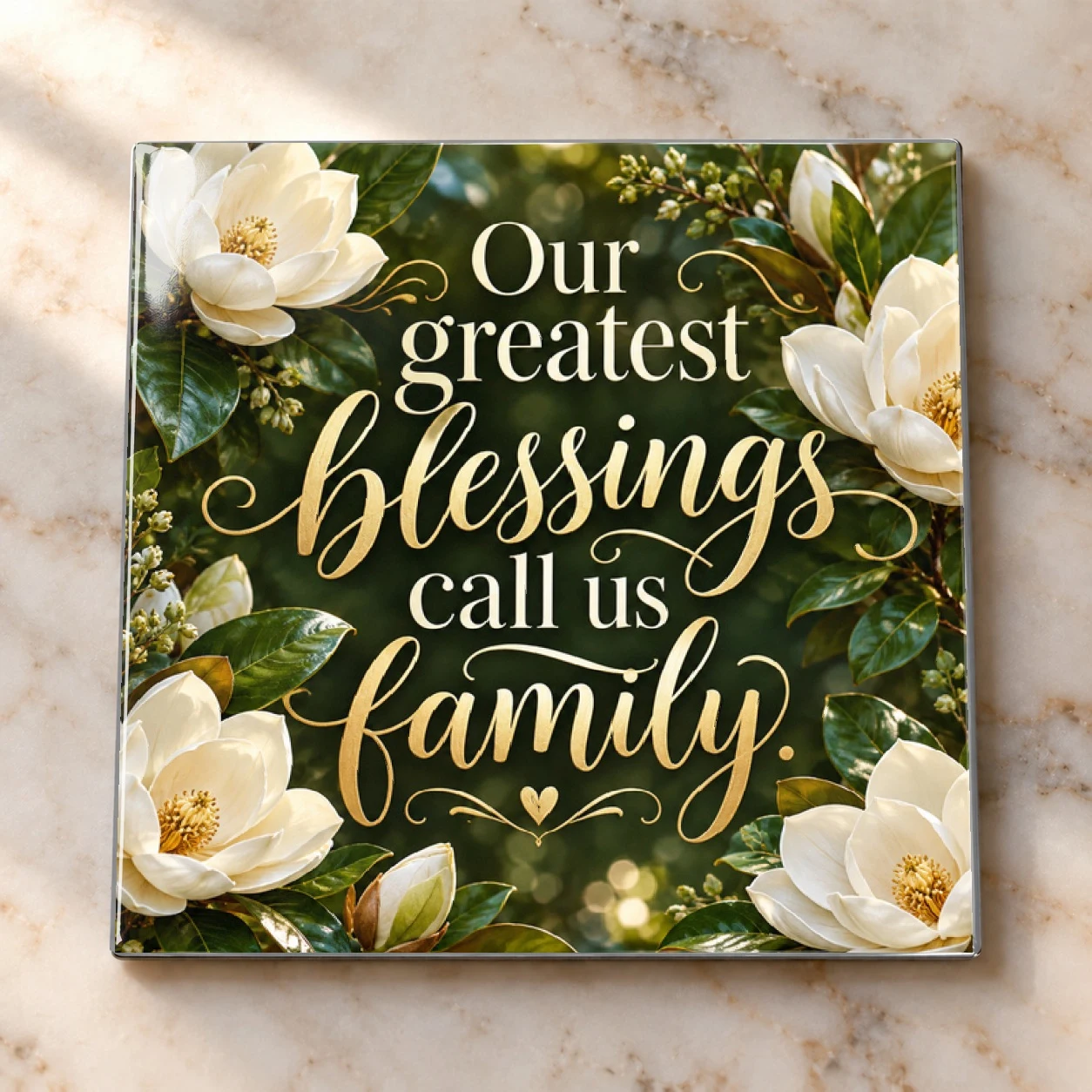 Family Blessings Family Sentiment Magnet Magnet