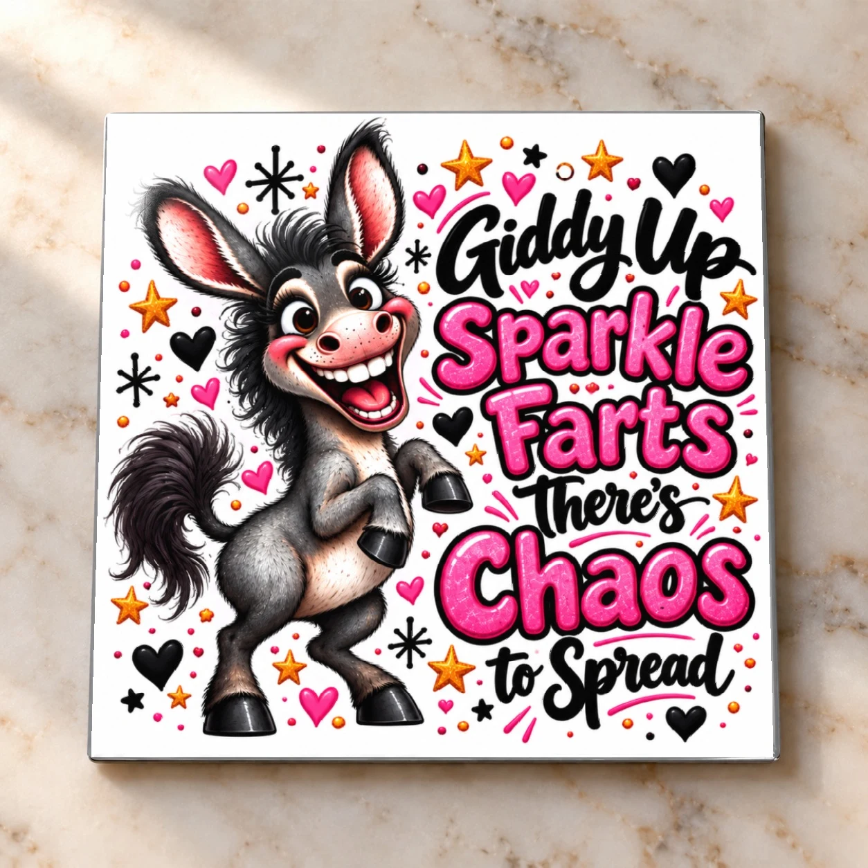 Giddy Up Sparkle Farts Magnet