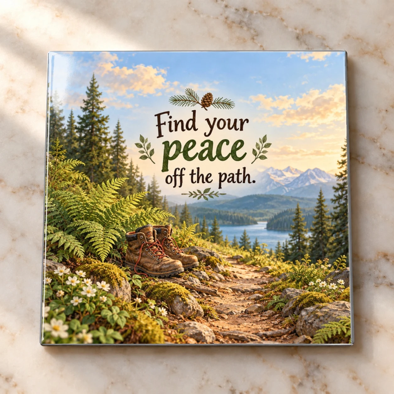 Hiking Peace Magnet Magnet
