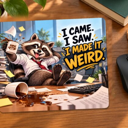 I Came. I Saw. I Made It Weird. Mouse Pad
