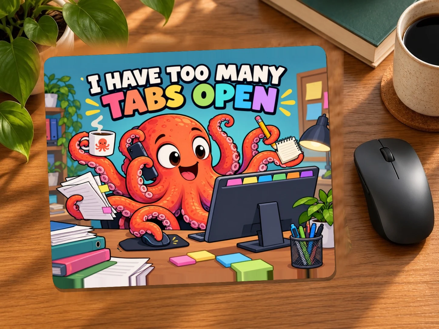 I Have Too Many Tabs Open Mouse Pad