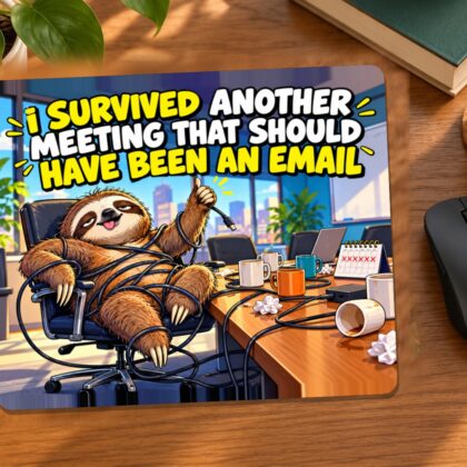 I Survived Another Meeting That Should Have Been an Email Mouse Pad
