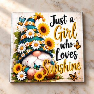 Just a Girl Who Loves Sunshine Magnet